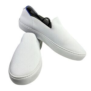 Rothy's The Original Slip On Sneaker Bright White Women 8